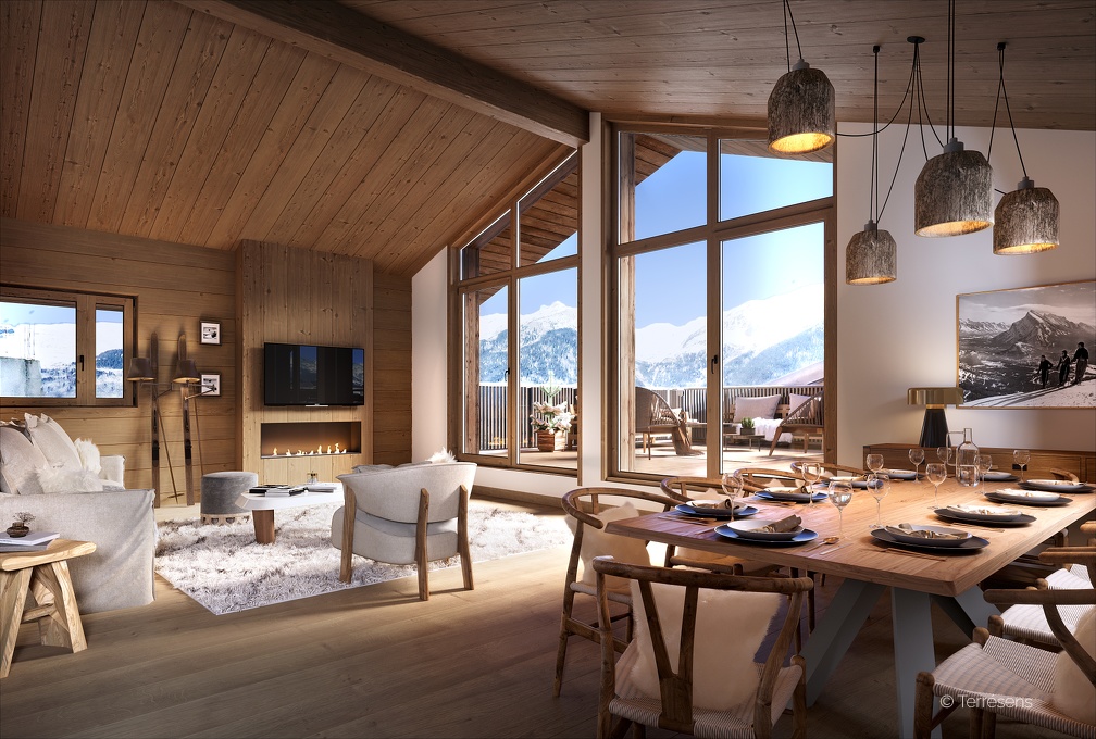 La Plagne, Paradiski apartment new development for sale - La Plagne | Le Cœur des Cimes - gallery image 2