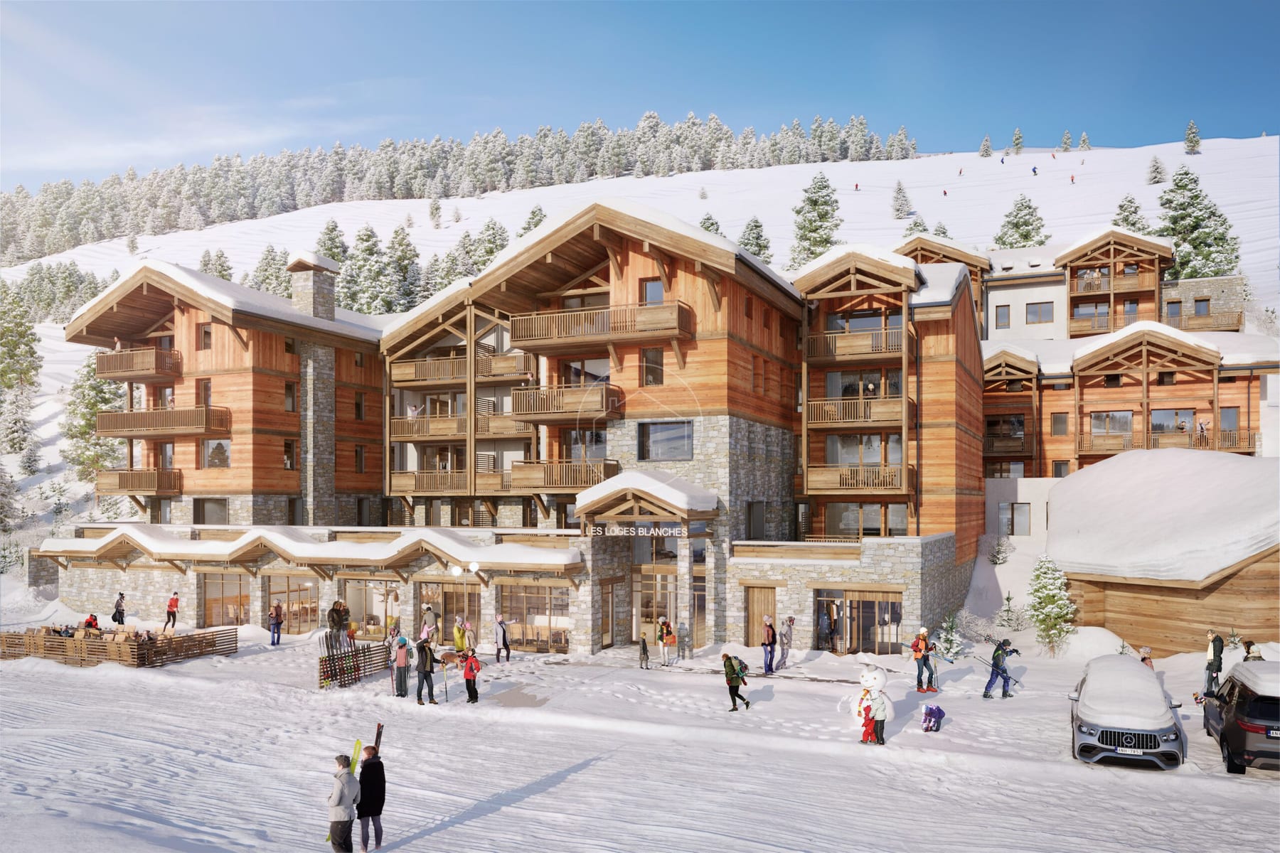 Les Deux Alpes, Les 2 Alpes apartment new development for sale - Les Deux Alpes | Les Loges Blanches - gallery image 2