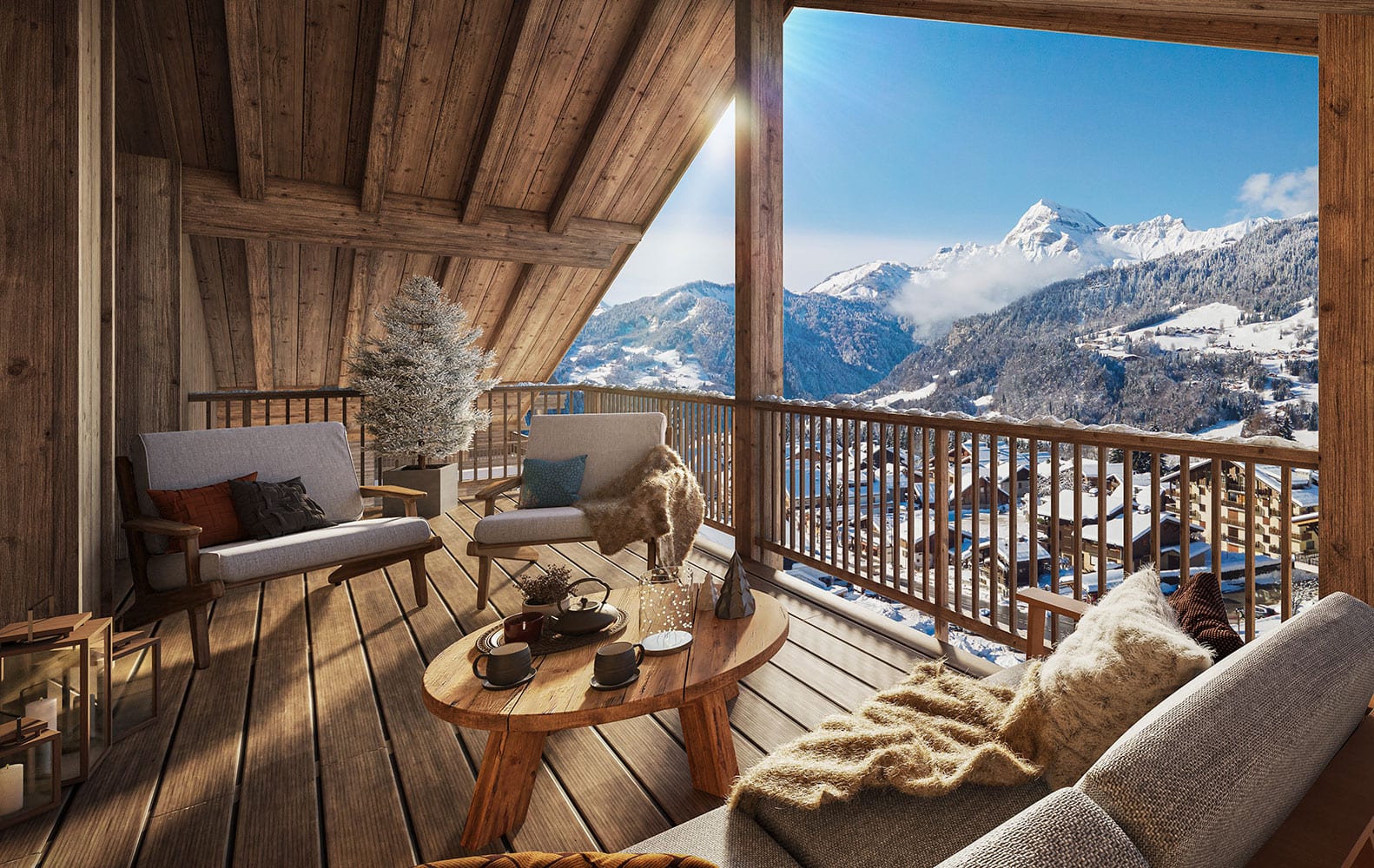 Notre-Dame-de-Bellecombe, Espace Diamant apartment new development for sale - Notre Dame De Bellecombe | Les Balcons De Juliette - gallery image 2