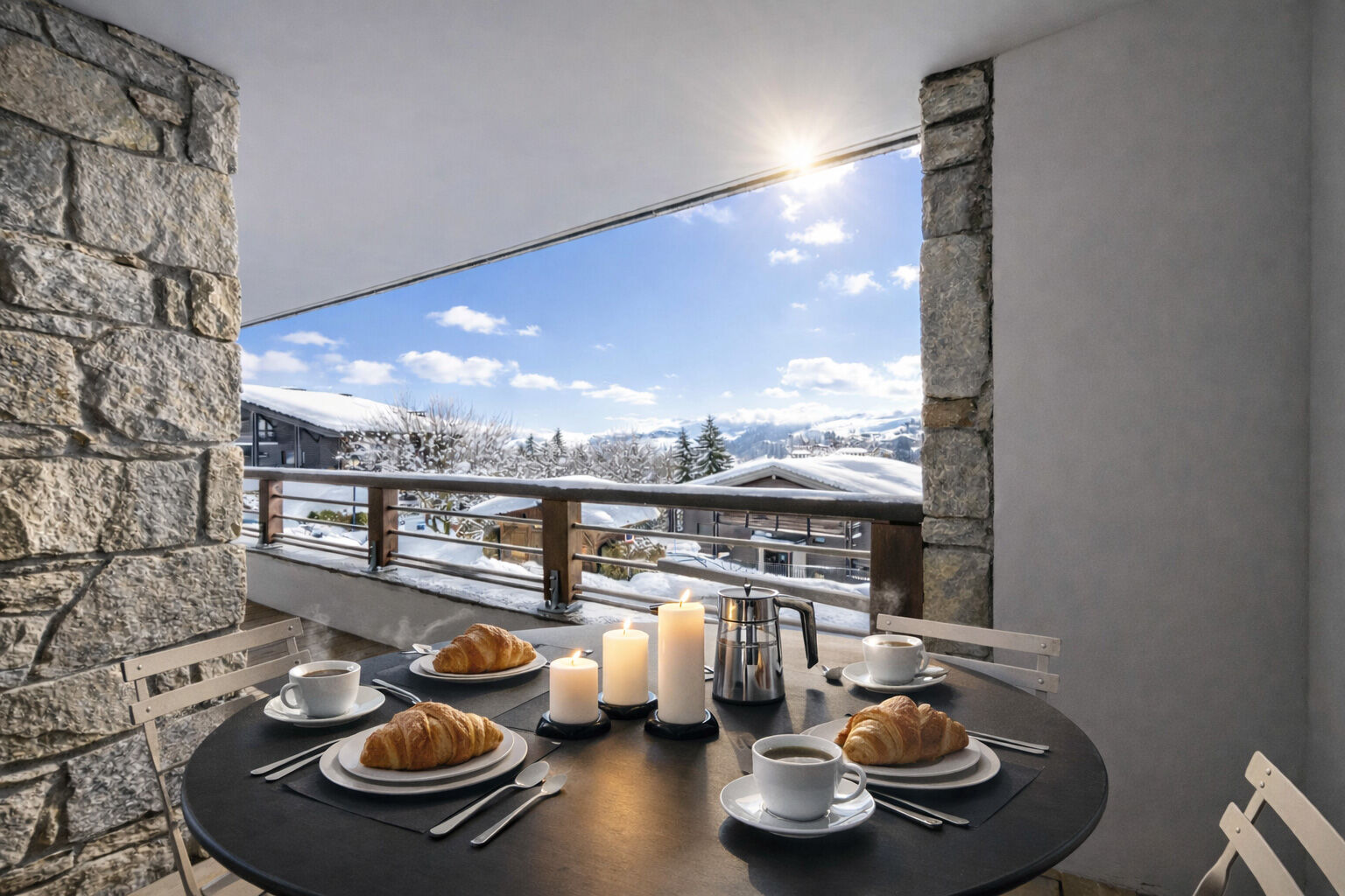 Megeve, Evasion Mont-Blanc apartment for sale - Megeve | Exceptional 2-Bedroom Apartment with West-facing Balcony - gallery image 3