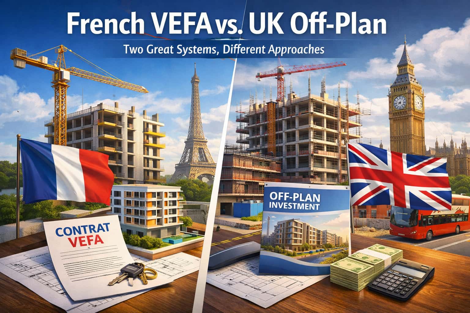 French VEFA vs UK Off-Plan: Two Great Systems, Different Approaches